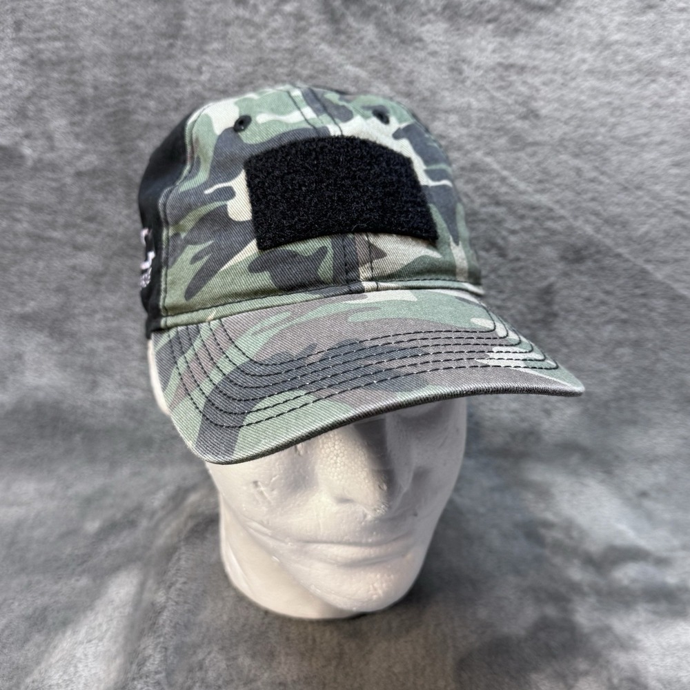 Dri Duck Chevrolet Camo Hat Men Military Army Patch Adjustable Strapback Outdoor